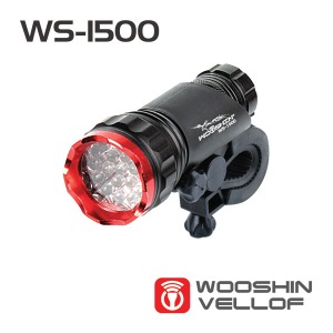 [굿누리] 우신벨로프 WS-1500 LED 20구 자전거라이트 전조등 [색상랜덤발송]