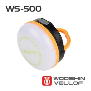 [굿누리] 우신벨로프 WS-500 (5핀 충전식) 오렌지 텐트등